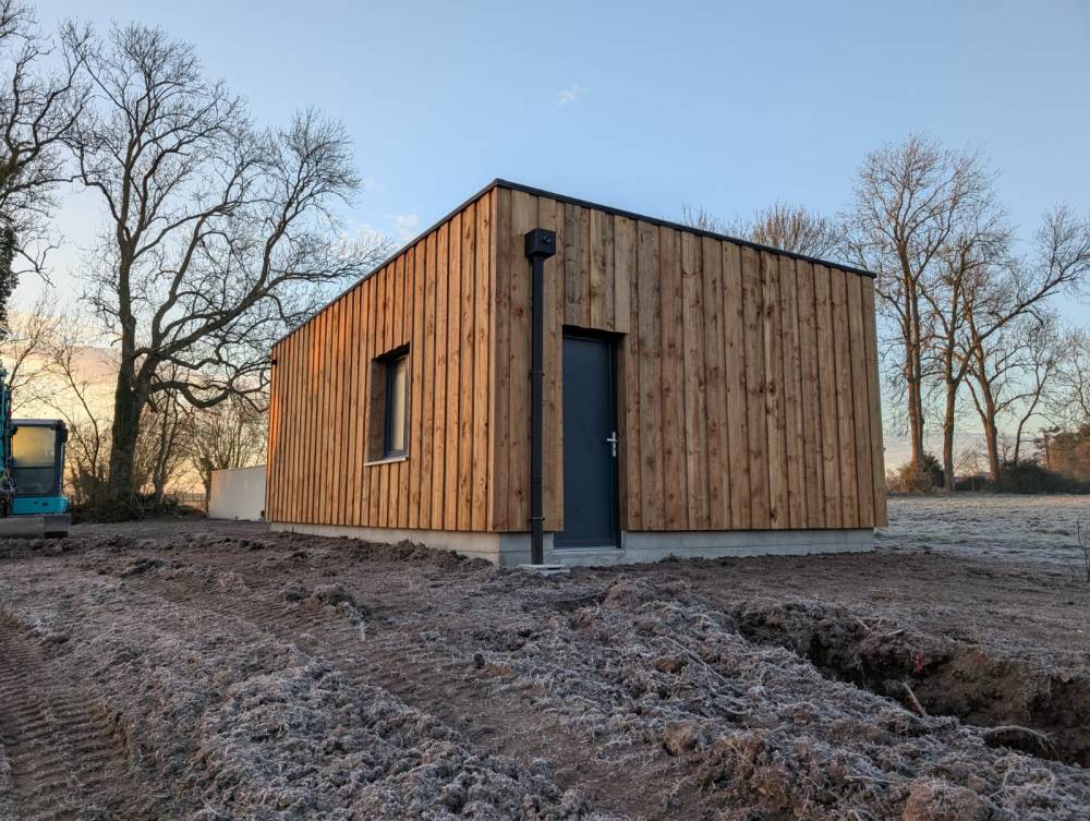 Construction ossature bois près de Brionne
